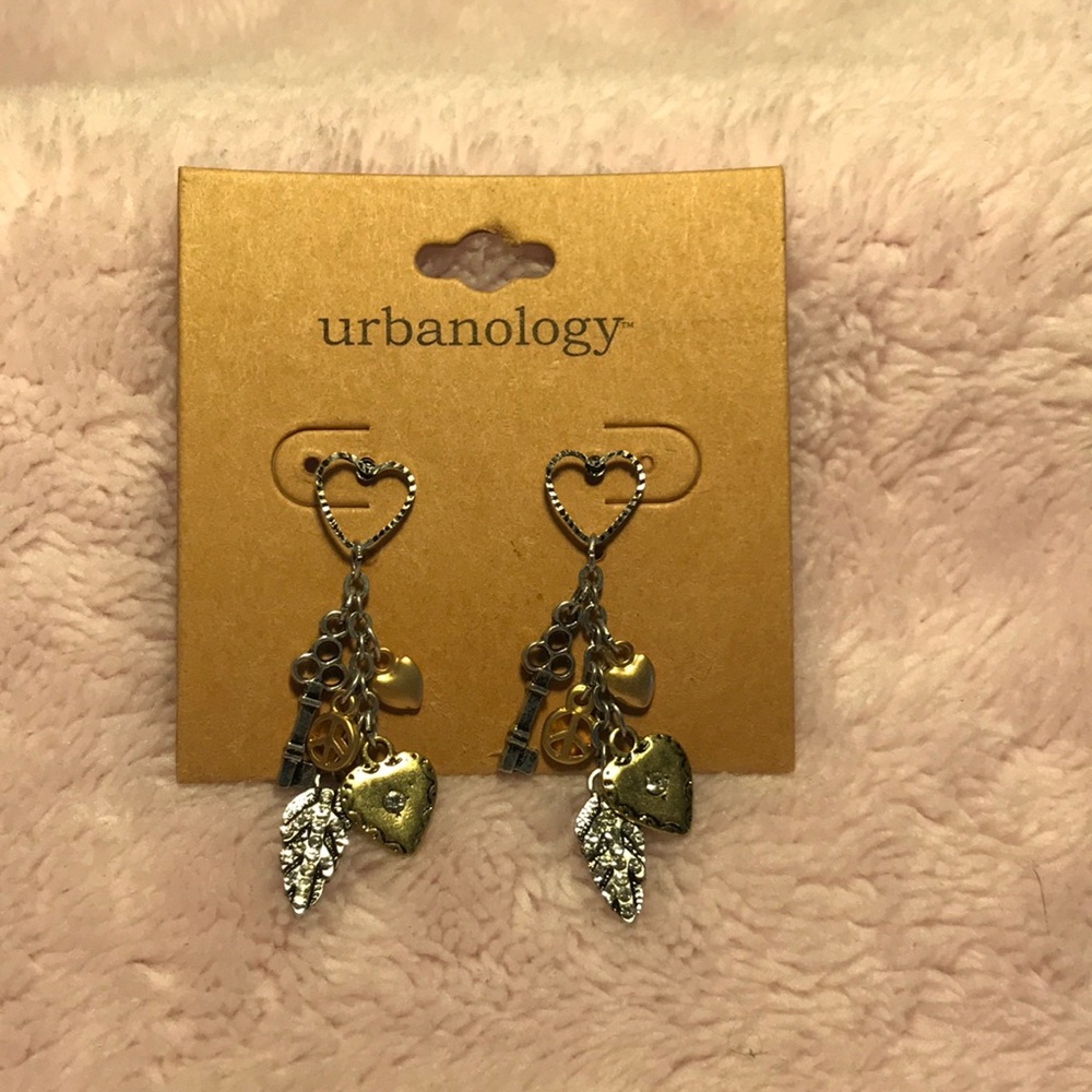 Two tone earrings